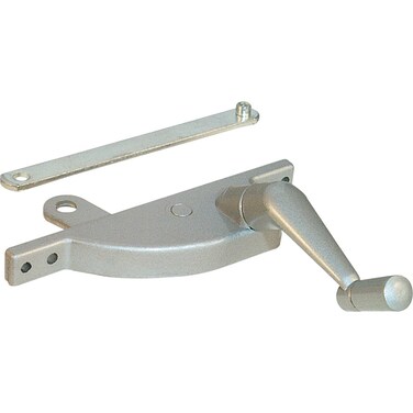 PrimeLine H 3550 Aluminum Finish OffSet RightHand Jalousie Operator Single Pack