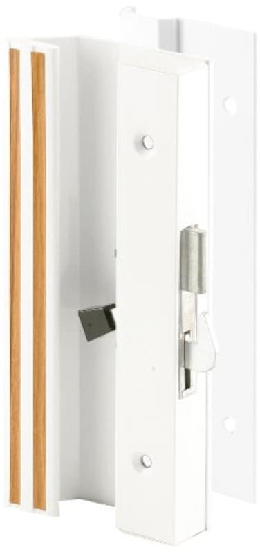 PrimeLine C 1191 Low ProfileLow Base White Aluminum Latch Handle Single Pack