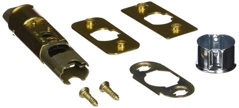 Kwikset 182518 6Way Adjustable Dead Latch Polished Brass 35 x 72 x 1 inches