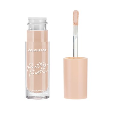 ColourPop Pretty Fresh Creamy Concealer  Full Coverage Concealer with a Natural Finish  Formulated with Hyaluronic Acid  Coconut Water for Instant Hydration  Medium  85N 03 oz