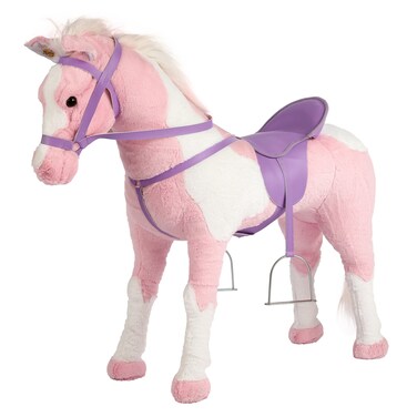 Rockin Rider Cookie Stable Horse Ride On  Pink Large