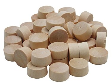 General Tools 12Inch Flat Head Plugs 315012 FSC Ethically Sourced Hardwood 45Pack