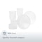 Ameda CustomFit Breast Flanges MediumLarge  Includes 2 305mm Breast Pump Flanges  2 285mm Flange Inserts  Fits HygieniKit and MYA Joy MYA Joy Plus  Pearl Breast Pumps  BPA and DEHP Free