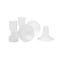 Ameda CustomFit Breast Flanges MediumLarge  Includes 2 305mm Breast Pump Flanges  2 285mm Flange Inserts  Fits HygieniKit and MYA Joy MYA Joy Plus  Pearl Breast Pumps  BPA and DEHP Free