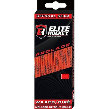 Elite Hockey Prolace Waxed Hockey Skate Laces Orange 108