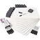 Charles Leonard Dry Erase Board Class Pack  Includes 12 PlainLined 2Sided Boards 12 Erasers and 12 Black Markers in a ReUseable Box 35030