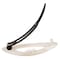France Luxe Mini Cutout Oval on Plastic Tige Boule Barrette  Alba