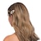 France Luxe Mini Cutout Oval on Plastic Tige Boule Barrette  Alba