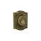 Schlage B60 N CAM 609 Deadbolt with Camelot Trim Keyed 1 Side Highest Residential Security Antique Brass