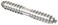 Hillman 4318 532 x 112 in Dowel Screw 20Pack