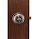 Copper Creek Antique Nickel Door Knobs  Round Colonial Knob with Privacy Locking Function for Home Improvement 1 Pack  Fits All Standard Doors  Locking Door Knob for Bedroom and Bathroom Use