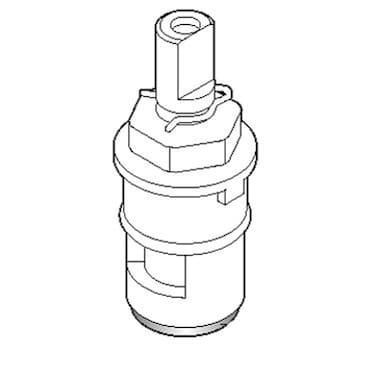 Moen 121551 Commercial 2Handle Plastic Shell Ceramic Disc Cartridge  Cold