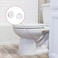Danco 80821 Snap on Round Toilet Bolt Caps in White Pack of 2