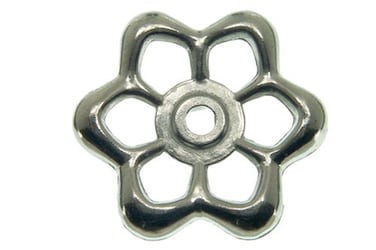 Danco 80416 Square Broach Wheel Handle for Use with Hose Bibb Faucets Sillcock Stopcocks and Valves Metal SilverPewter