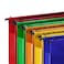 Staples Poly Expanding Hanging File Pockets Letter Assorted 5Pack