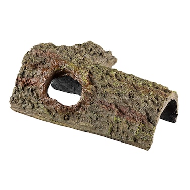 Zilla Pet Reptile Bark Bends Terrarium Decor MediumBrown