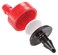 Rain Bird SW2010PS Drip Irrigation Spot Watering DripperEmitter 2 Gallon Per Hour 10Pack RedBlack