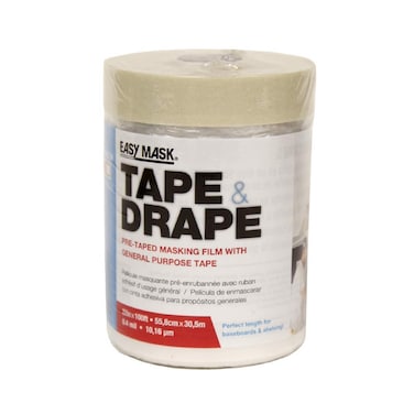 Trimaco 7102012 Easy Mask Drape Gen Purpose Tape 22inch X 100ft