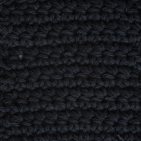 Lily 10200100002 Sugar N Cream The Original Solid Yarn 25oz Medium 4 Gauge 100 Cotton  Black  Machine Wash  Dry
