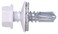 The Hillman Group 48049 14 X 78Inch White Painted Head Lap Stitch Screw 1Pound