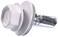 The Hillman Group 48049 14 X 78Inch White Painted Head Lap Stitch Screw 1Pound