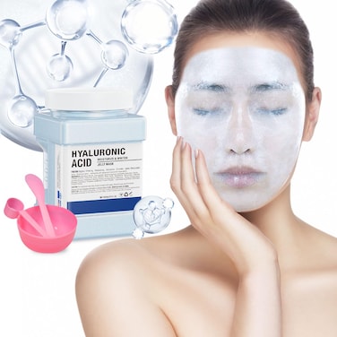 Truvenum Jelly Face MaskHyalorunic Acid Jelly Mask Powder for Facials Moisturizing Hydrating Jelly Mask Powder Professional Peel Off Hydro Jelly Mask With Bowl Set Jelly Mask DIY Spa 23 Fl Oz