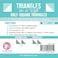Triangles On A Roll 1in Half Square 50ft Template