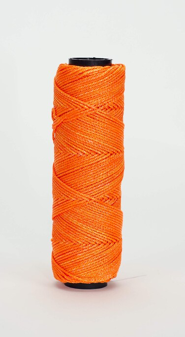 Bon Tool Neon Orange EZC Braided Nylon Line 250