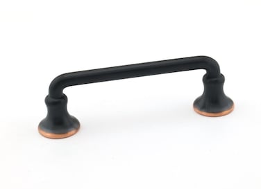 Richelieu Hardware BP873BORB Toulon Collection 3inch 76 mm CentertoCenter Brushed OilRubbed Bronze Traditional Round Cabinet and Drawer Pull Handle for Kitchen Bathroom and Furniture