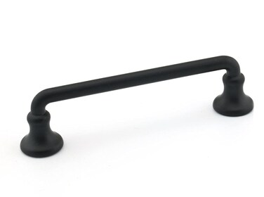 Richelieu Hardware BP0874900 Toulon Collection 3 34inch 96 mm CentertoCenter Matte Black Traditional Round Cabinet and Drawer Pull Handle for Kitchen Bathroom and Furniture