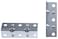 The Hillman Group 852184 312 x 34 Inside Corner Brace  Zinc Plated 4Pack