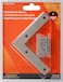 Hardware Essentials 851100 Flat Corner Iron Galvanized 4 x 34  4 Pack