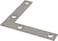 Hardware Essentials 851100 Flat Corner Iron Galvanized 4 x 34  4 Pack
