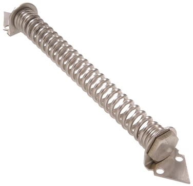 Hardware Essentials 851838 Stainless Steel SelfClosing Gate Spring Adjustable Tension 12 Inch