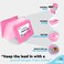 Enday Pencil Box Pink Large Capacity Plastic Double Deck Box with 12 Compartments Plastic Pencil Box with SnapTight Lid Hard Pencil Case Storage Organizer Pencil Boxes