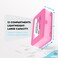 Enday Pencil Box Pink Large Capacity Plastic Double Deck Box with 12 Compartments Plastic Pencil Box with SnapTight Lid Hard Pencil Case Storage Organizer Pencil Boxes