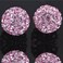 RUBYCA Pave Czech Crystal Disco Ball Clay Beads fit Shamballa Jewelry 20pcs 10mm Light Rose Pink