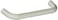 Laurey 34742 Plastic Cabinet Hardware Pull 4 Inch White