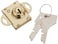 First Watch Security 1319 Mailbox Lock Polished Brass Finish 1 Count Pack of 1