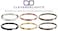 CleverDelights 1 38 Split Key Rings  250 Pack  Strong Split Key Rings