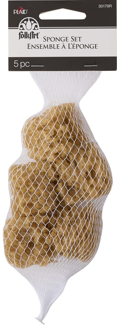 FolkArt Synthetic Sponge Set Small Brown