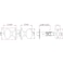 Design House 753277 Cambridge 2Way Latch Privacy Door Knob Adjustable Backset Polished Brass