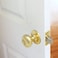 Design House 753277 Cambridge 2Way Latch Privacy Door Knob Adjustable Backset Polished Brass
