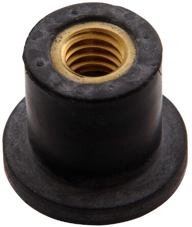 The Hillman Group 3327 20 x 34Inch Expansion Nut 10Pack  Black