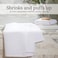 GILDEN TREE Waffle Hand Towels for Bathroom Quick Drying Lint Free Thin 2 Pack Classic Style White