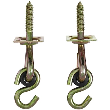 National Hardware N264069 V2038 Swing Hook Kits in Yellow Chromate White 2 countPack of 1