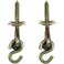 National Hardware N264069 V2038 Swing Hook Kits in Yellow Chromate White 2 countPack of 1