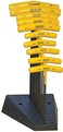 Bondhus 13190 Set of 10 Balldriver and Hex Thandles with Stand sizes 33238Inch