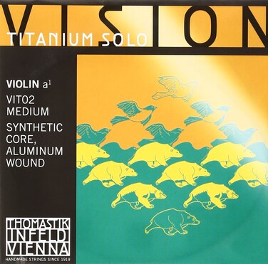 ThomastikInfeld Vision Titanium Solo Violin Single AString  44 Scale  No VIT02