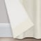 ECLIPSE Kendall Modern Blackout Thermal Rod Pocket Window Curtain for Bedroom or Living Room 1 Panel 42 X 63 Ivory